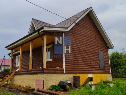 Каркасный дом с просторной верандой в Ярославле