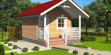 Проект деревянного дома Каркасный дом СД-14 в Ярославле